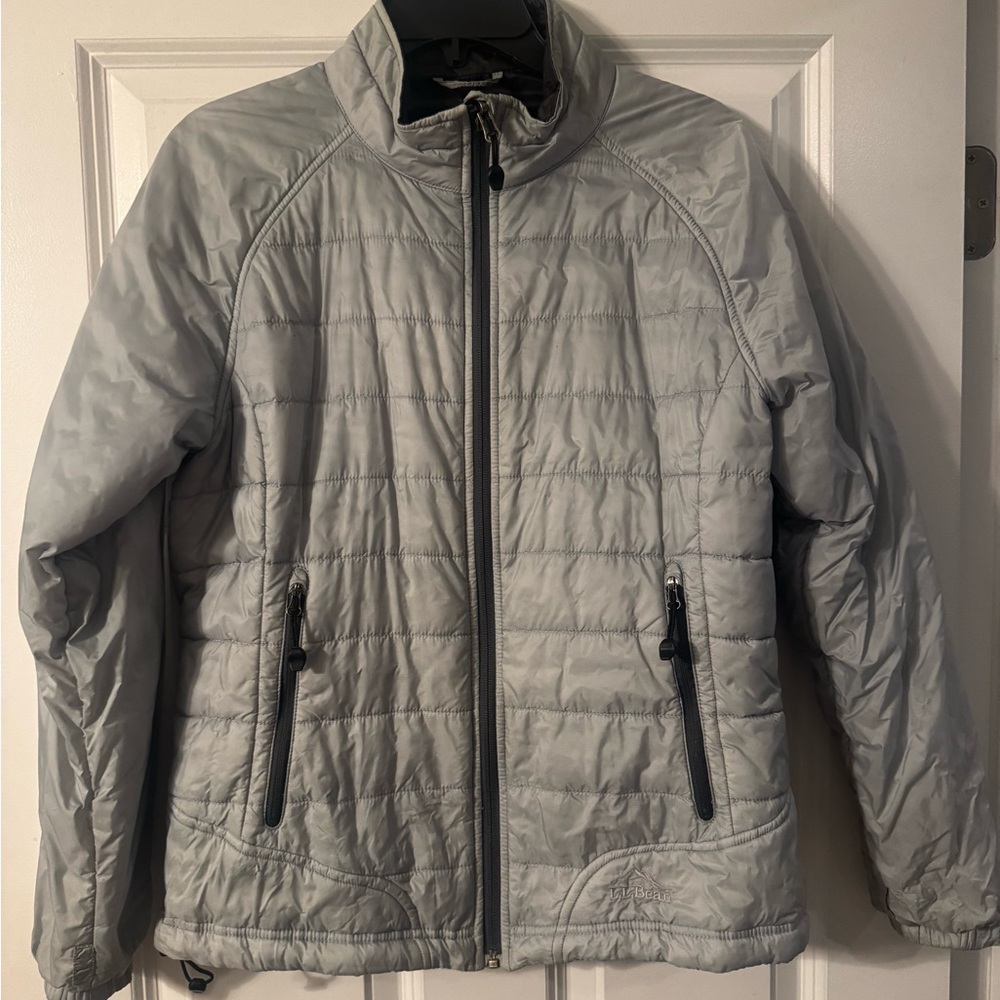 LL Bean women’s Gray Quilted Jacket